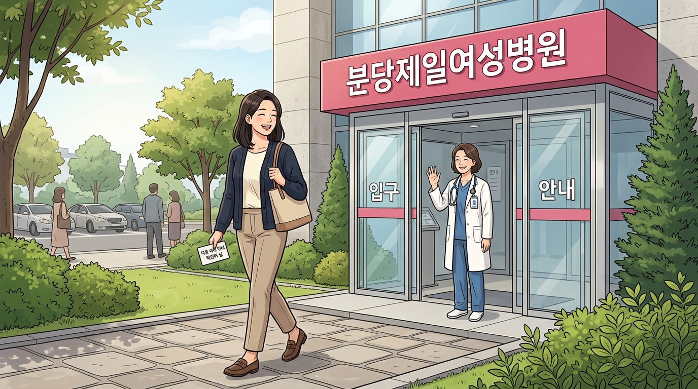 분당제일여성병원 난임센터 상담 예약